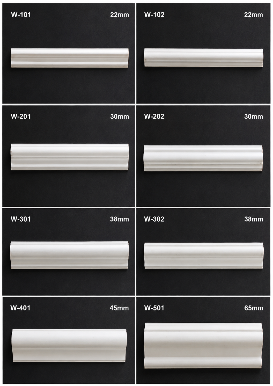 Dhal Paintable Wall Moulding
